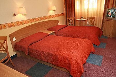 Dubbelsäng i Gerand Hotell Eben *** - Zuglo Budapest, i Ungern